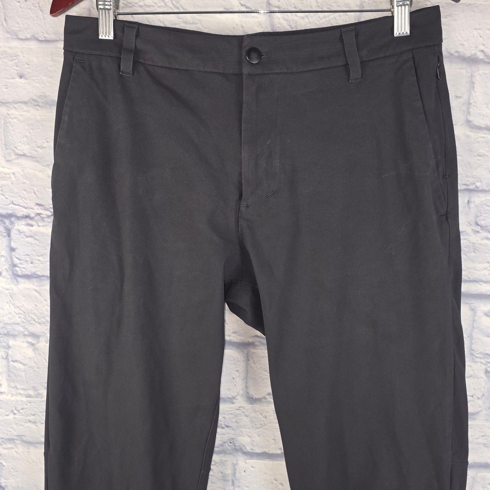 Lululemon Mens Commission Pant Slim Black LM5855 Chino Trousers Size 32X30